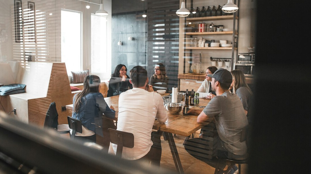corporate team meeting