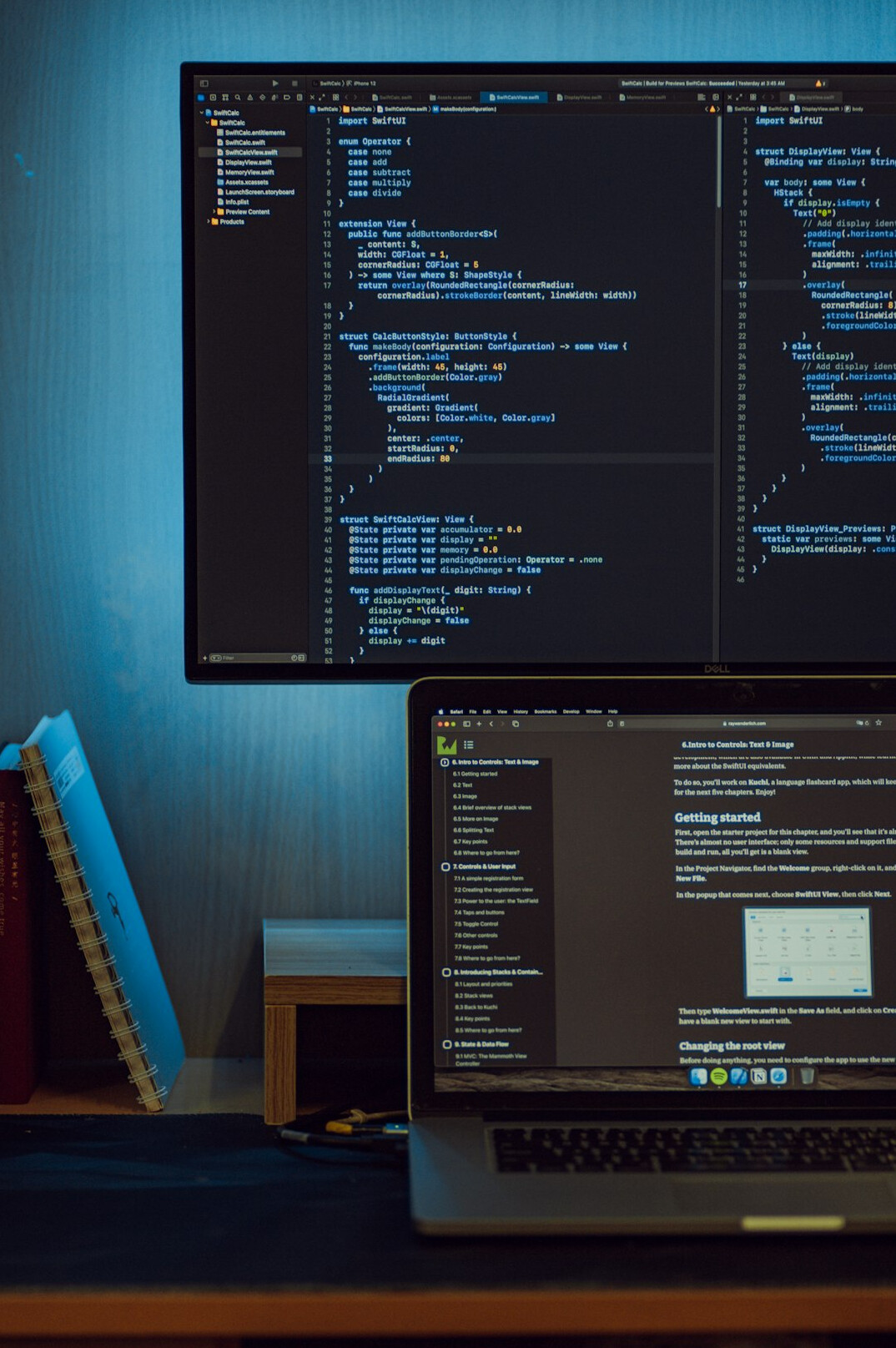 software developer coding